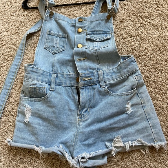 Denim overalls nwot - Picture 2 of 2
